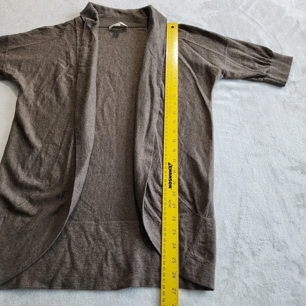 Banana Republic Cardigan Womens Small Knit Wool Cashmere Blend Luxury Open Front - Picture 8 of 14